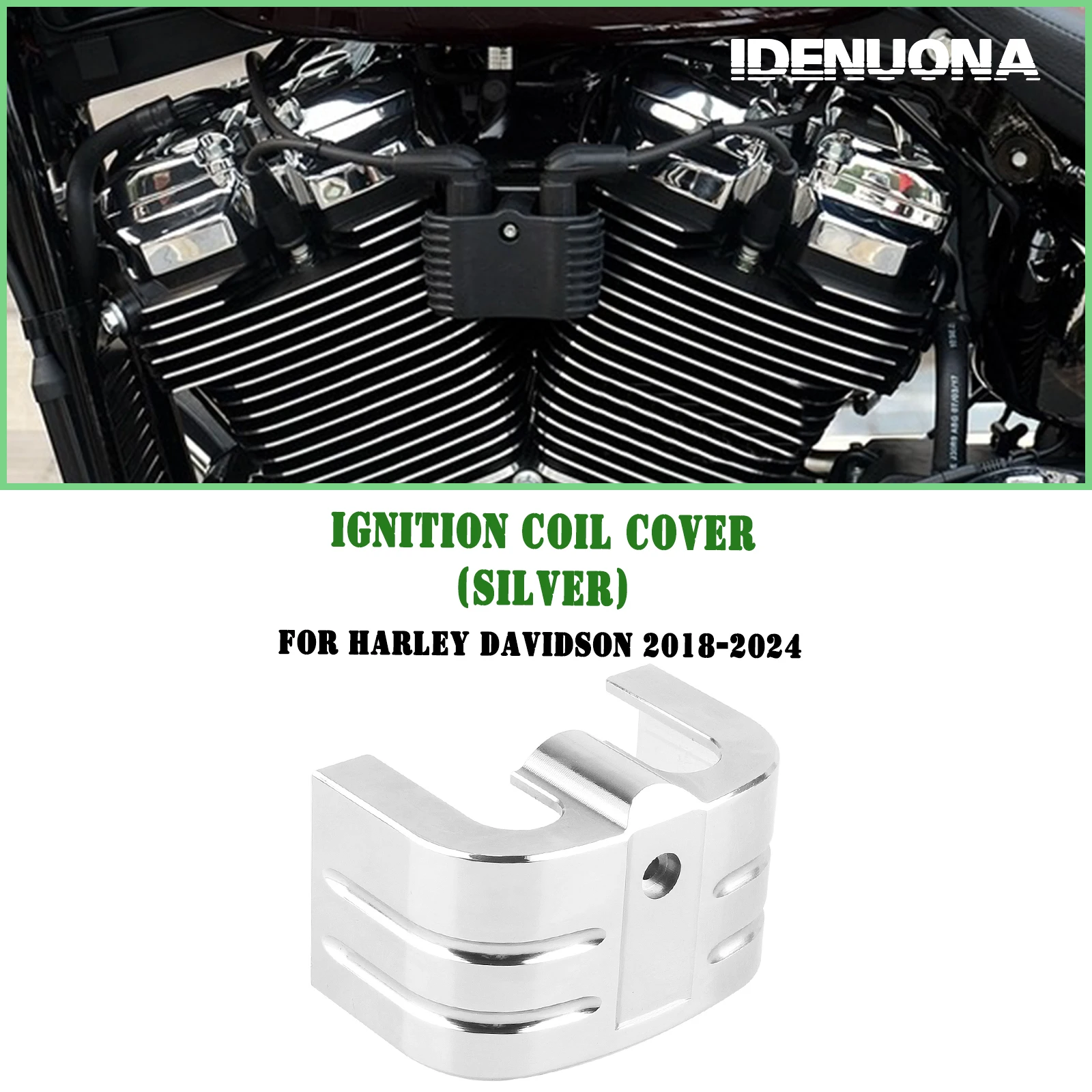 Motorcycle Ignition Coil Cover Trim For Harley Softail Breakout FXBR Fat Bob Low Rider S FXLRS