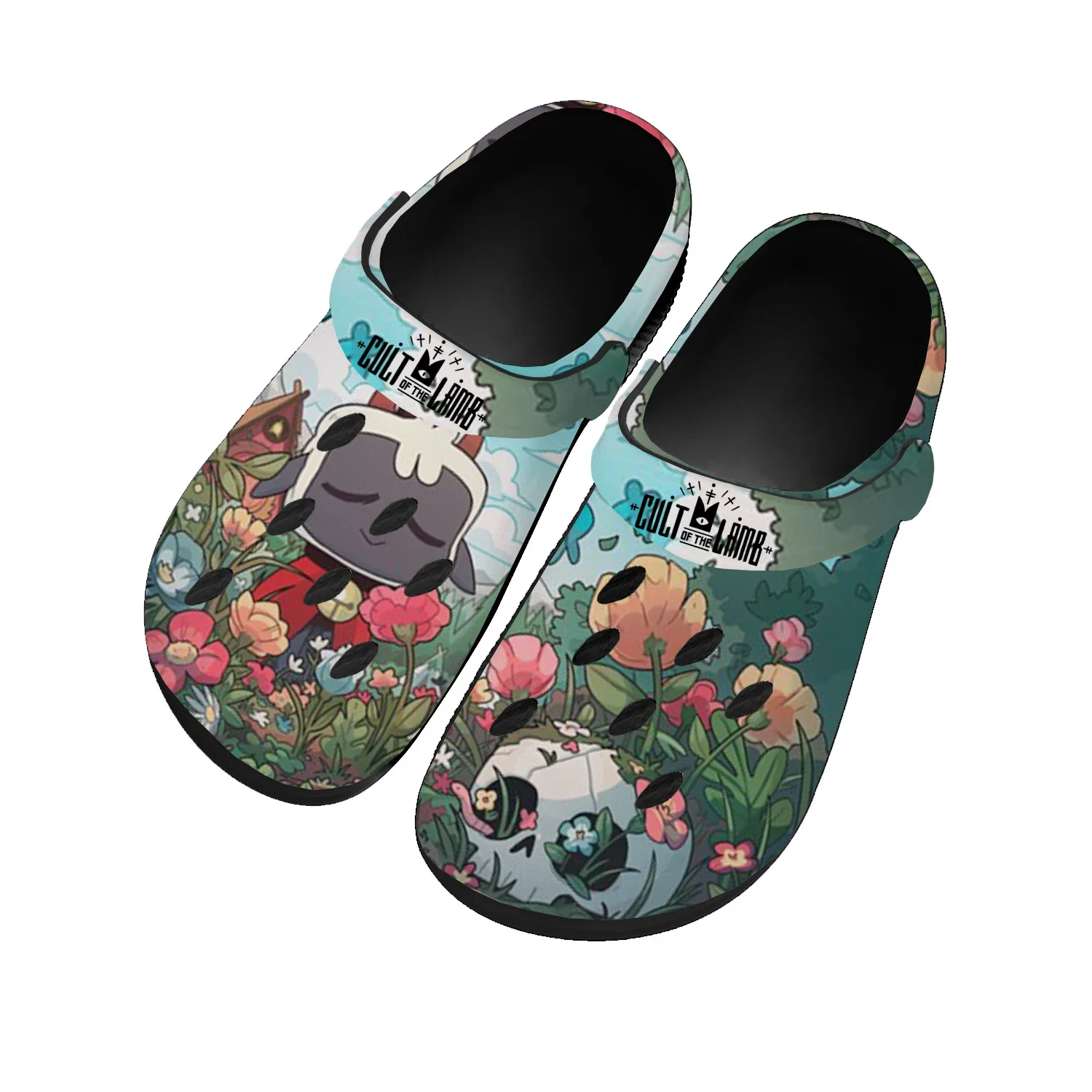 

Cult of The Lamb Home Clogs Cartoon Game Mens Womens Teenager Fashion Tailor Made Water Shoes Garden Beach Hole Slippers Sandals