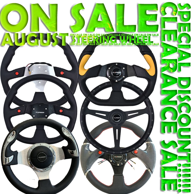 

Special Sale for Pu/pvc Steering Wheel with No Hole Including 350MM with 40MM Deep Wheel