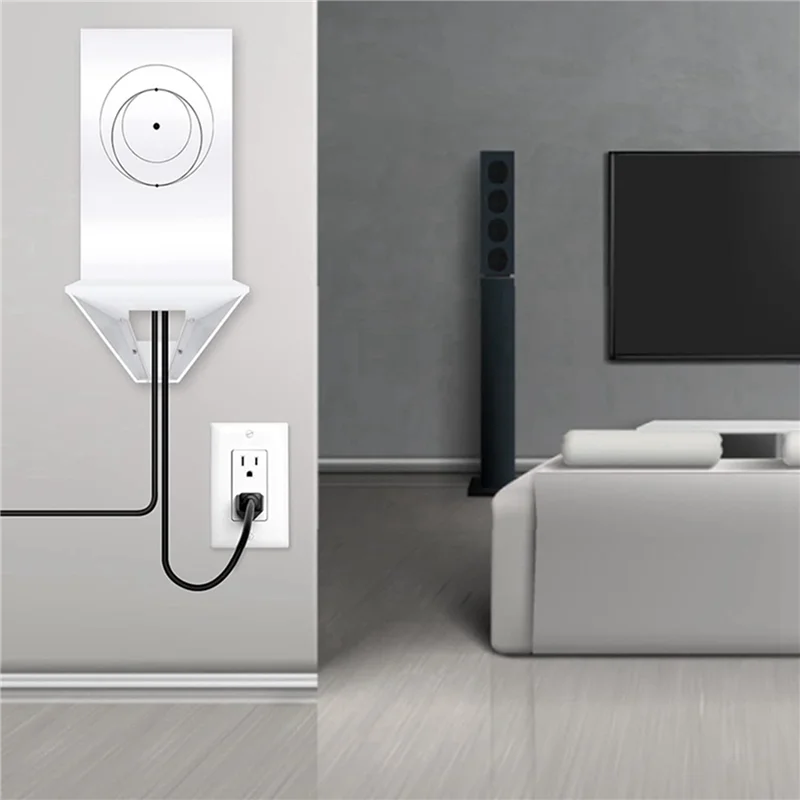 Starlink Gen 2용 ABZW 4X 라우터 스탠드 벽 장착 브래킷, 나사 장착 키트가 있는 견고한 라우터 스탠드