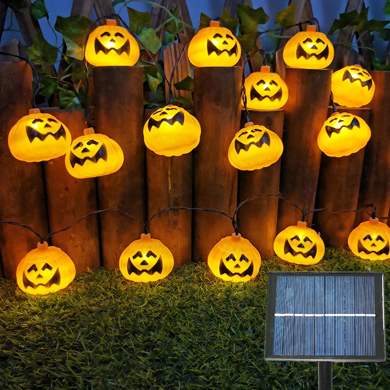 

Halloween Decorations 2023 Solar String Lights Outdoor Pumpkin Led Lights Waterproof Powered Patio Light For Garden Party 129