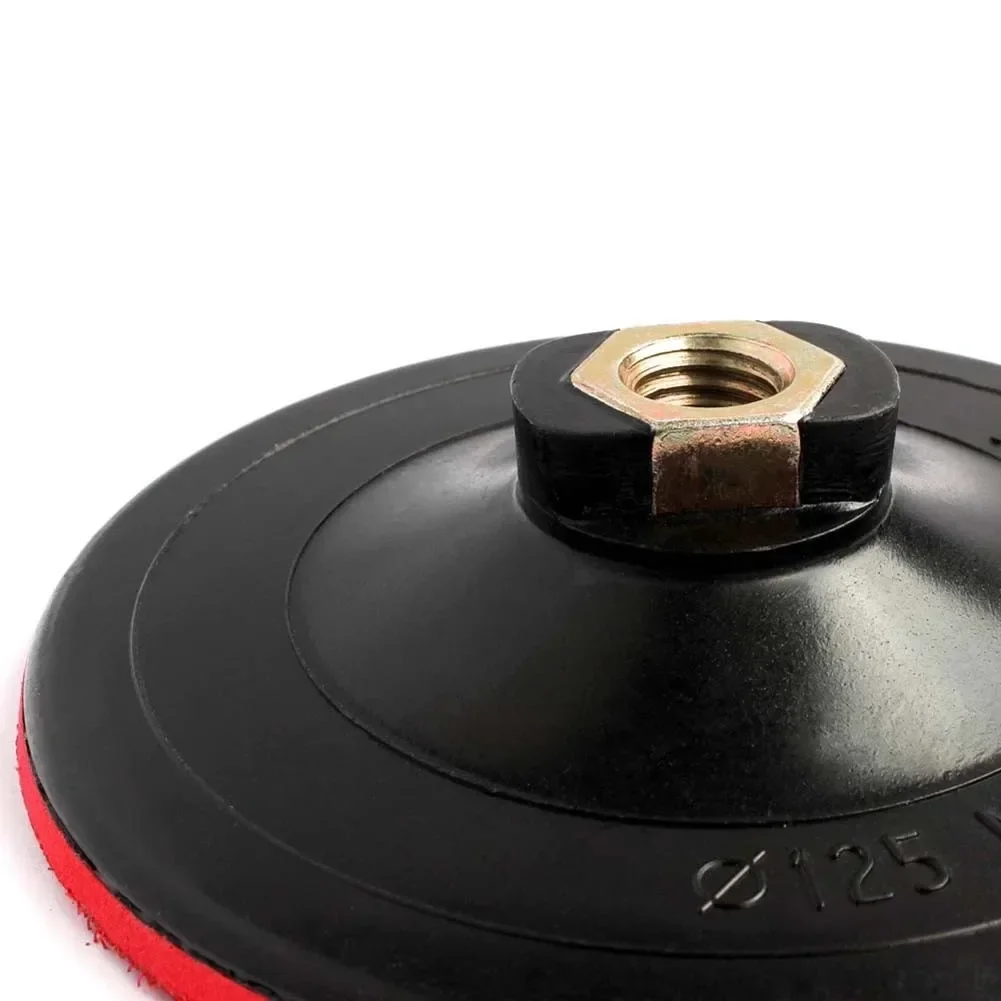 

125mm For M14 Rubber Backing Pad for Angle Grinder Sander Polisher Discs Designed for Efficient Polishing Tasks