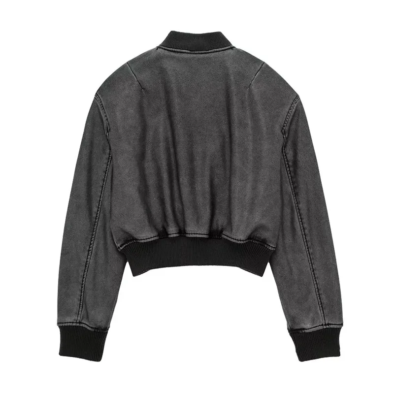 Chiusura con cerniera metallica Pilota in ecopelle Jaet Capispalla da donna alla moda autunno inverno Faion ort 638223