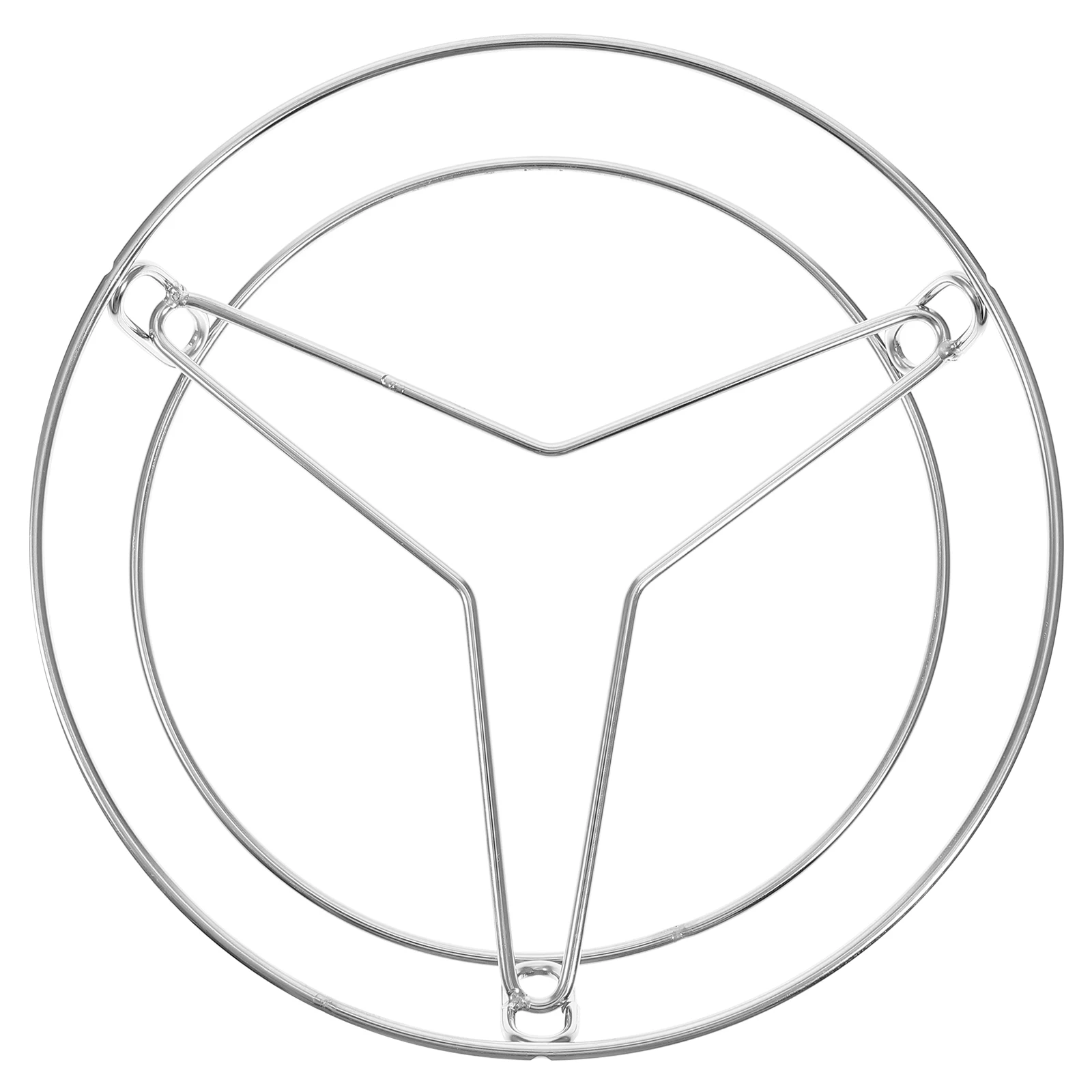 

Stainless Steel Pot Stand Multifunctional Steaming Rack Heat Insulation Kitchen Tool Easy to Clean Pan Cooking Stand