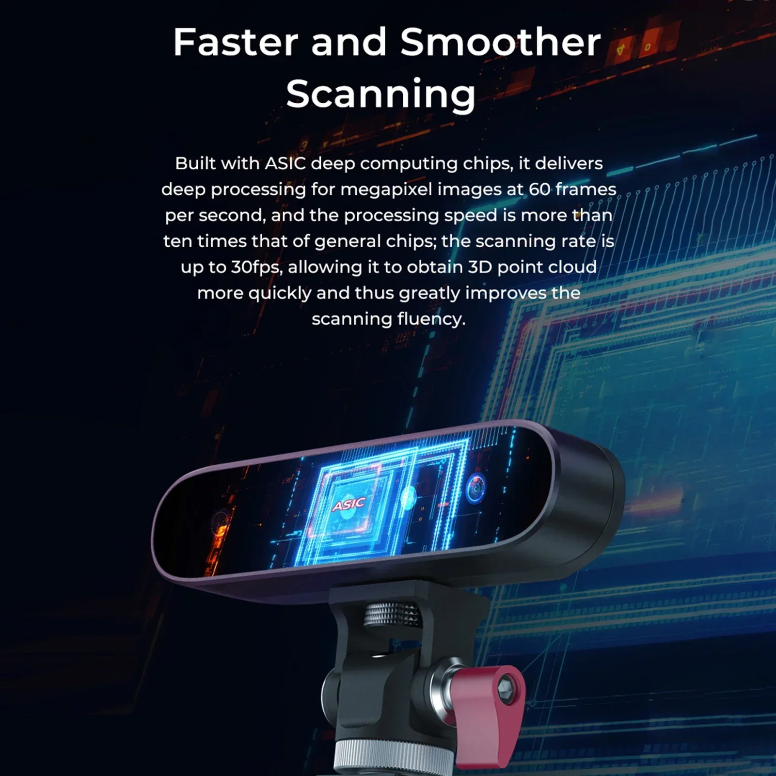 Hot Sales Creality CR-Scan Ferret 3D Scanner Handheld 30fps Scan Speed Dual Mode Scanning Full-color Textures Support Powered Ph