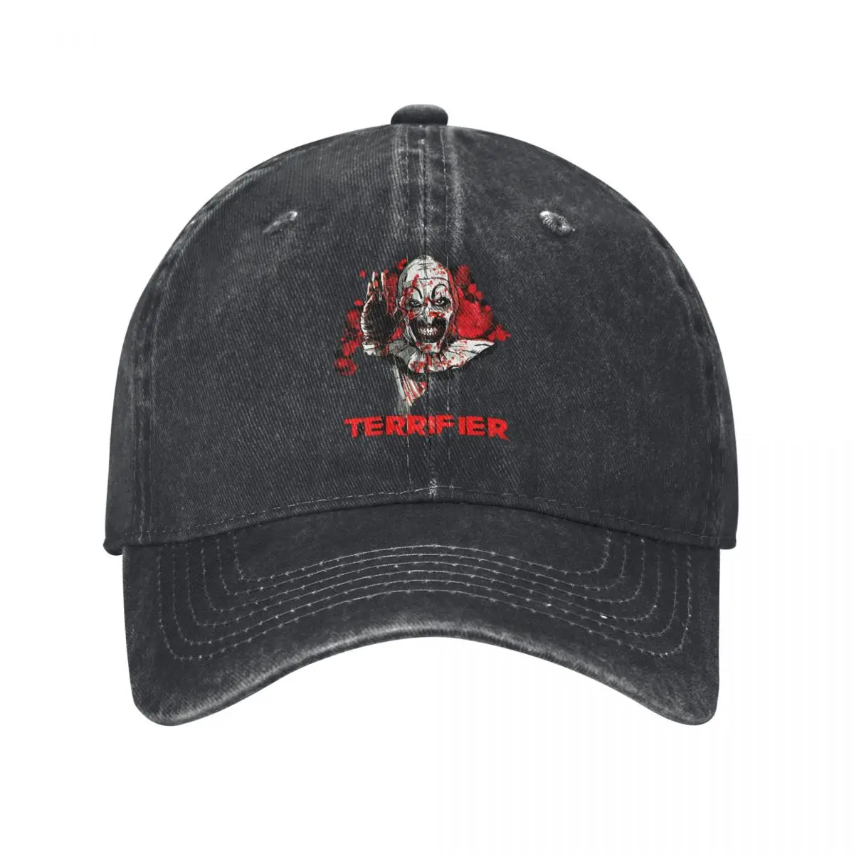 Sprana męska czapka z daszkiem Terrifier Movie Horror Art The Clown Awesome Trucker Snapback Caps Dad Hat Terrifier Golf Hats fugees