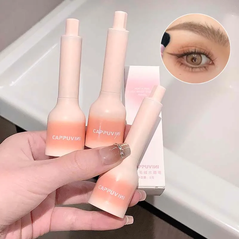 Cappuvini Peach Fuzzy Water ดินสอเขียนคิ้ว - กันรอยเปื้อน สีธรรมชาติ ราคาไม่แพงสําหรับนักเรียน