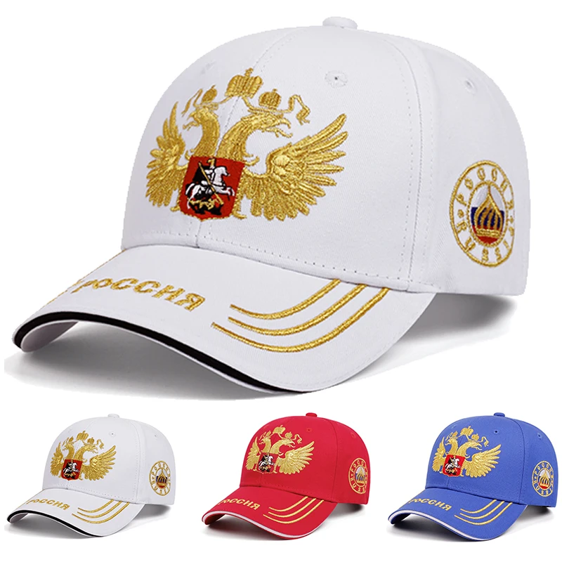 Unisex Double-headed Eagle Embroidery Baseball Caps Spring A