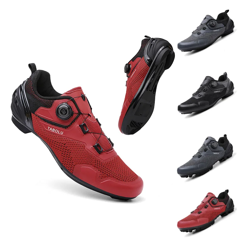 

High Collar Road Cycling Shoes Are Suitable For Peloton Bicycles And Bike+ Mountain Off-road Bike Spikes Compatible With Delta