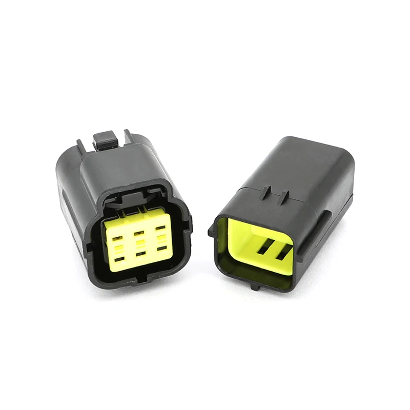 174262-2 Автомобильный водонепроницаемый разъем серии 1,8 6-контактный сенсорный штекер в оболочке с внутренней головкой