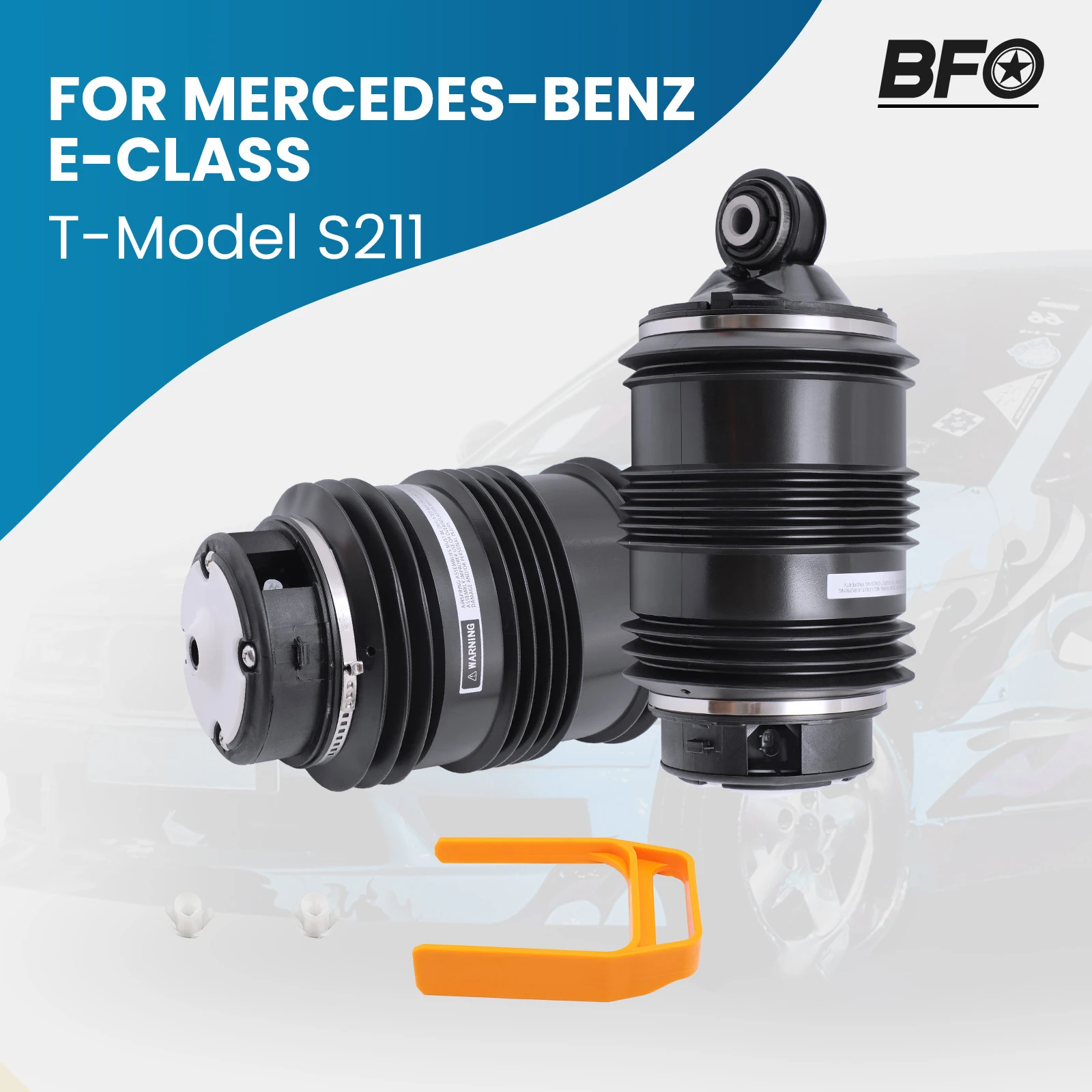 2x Tylna poduszka zawieszenia pneumatycznego do Mercedes E-Class S211 W211 02-09 do Mercedes-Benz EClass E240 E270 E280 A2113200925 Gwarancja