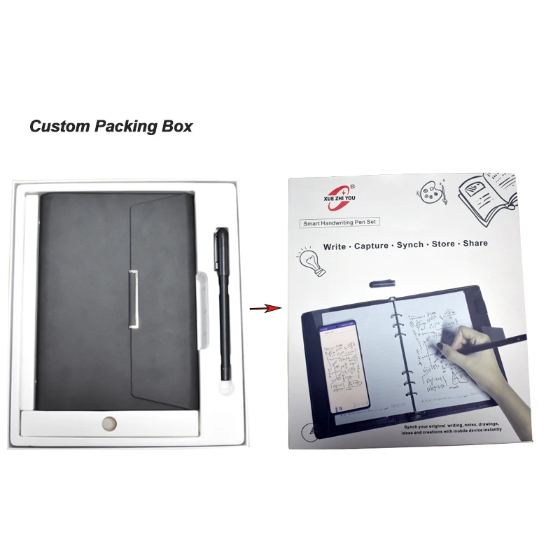 

Top Seller Smart Writing Stylus Pen Digital Drawing Handwriting Pads With A5 Notebook Portable Electronic Tablet Set