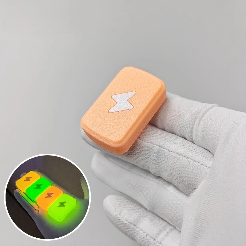 Boule Bucky lumineuse haute luminosité, carte poussoir EDC, jouet de bureau de décompression