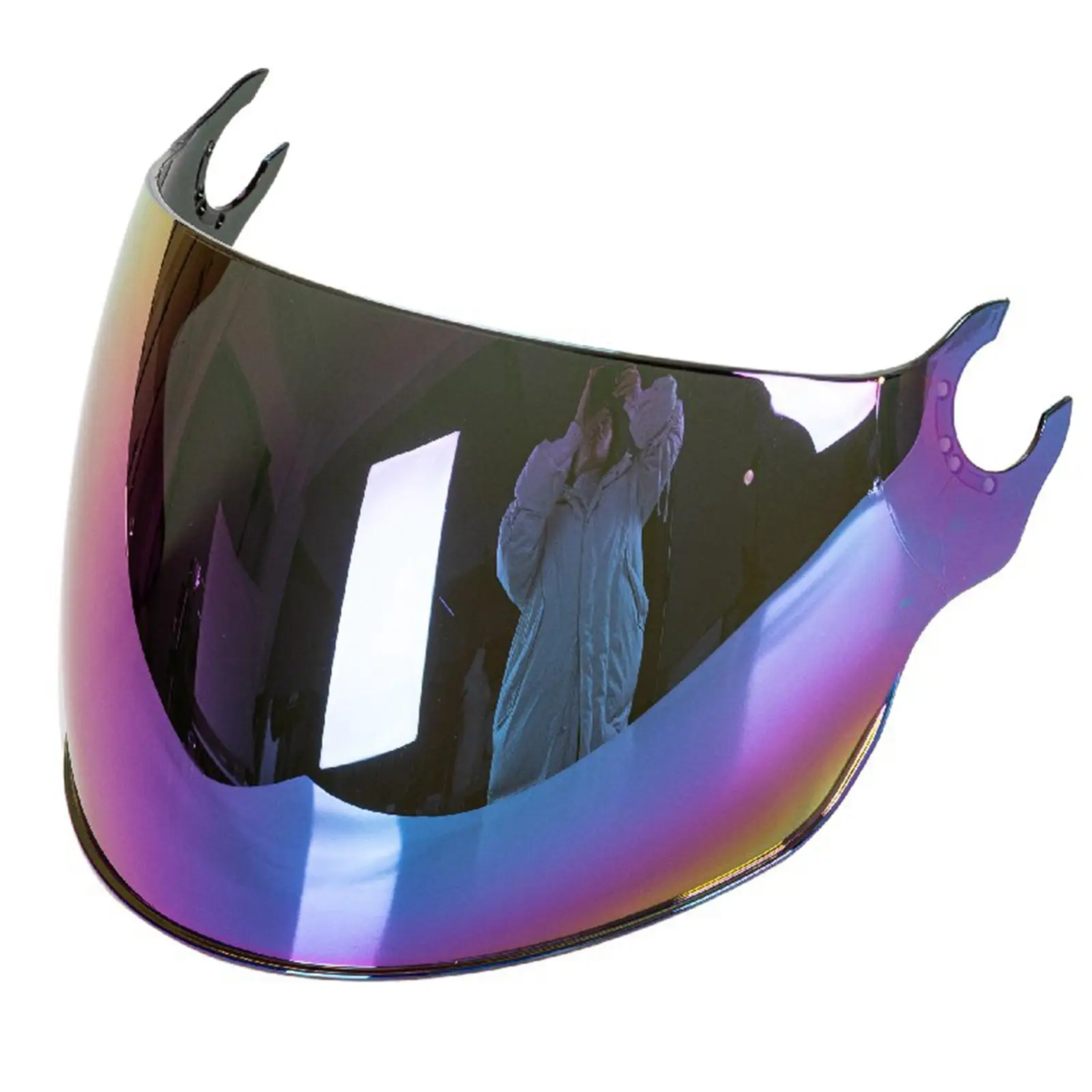 Full Face Flip Up Visor Lens PC Bubble Windscreen Replacement Helmet Accessories for OF