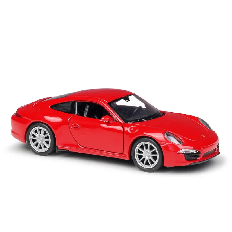 

WELLY 1:36 Porsche 911 Carrera S Sports Pull Back Car Model Metal Alloy Toy Diecast For Kid Gifts B130