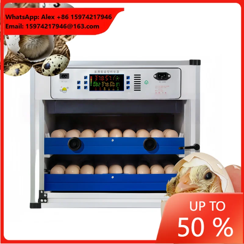 Modern 204 Eggs Incubator Automatic Chicken Hatcher Machine For Poultry Farm Use