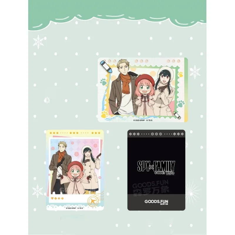 SPY × FAMILY Code White Memory Series Polaroid Draw Fun Collection Swap Collection Card Commemorative Card Children's Gift