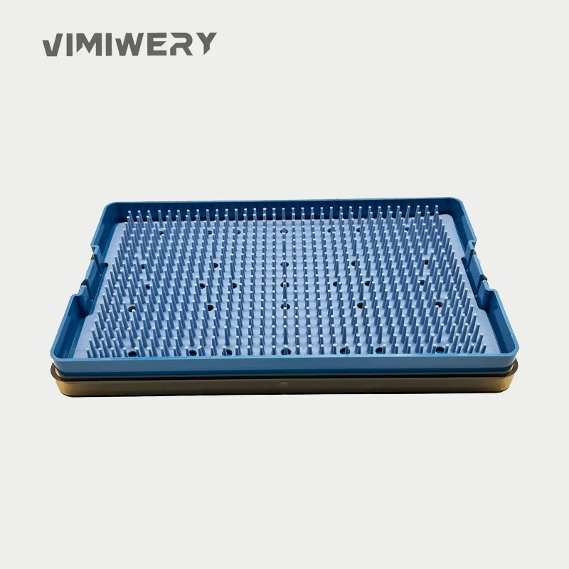 (Large) Plastic Single Layer Sterilization Trays Ophthalmic Surgical Instruments