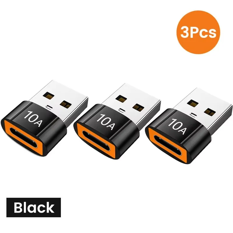 10A OTG USB 3.0 To Type C Adapter USB Female To Type c Male Fast Charging adadpter OTG USB C For Xiaomi Samsung Laptop PC image 3