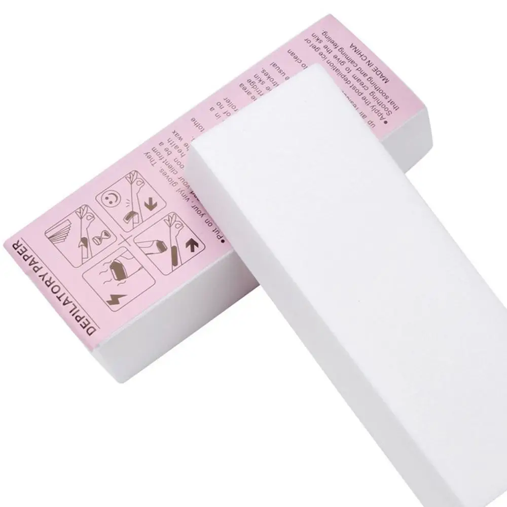

Disposable Professional Skin Care For Facial Leg Hair Removal Body Wax Strips Non-woven Waxing Strips Epilating Wax Strip Paper