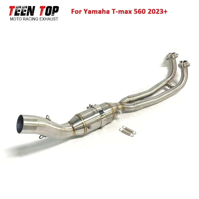 

Exhaust Pipe For Yamaha T-max 560 Motorcycle Exhaust Front Link Pipe Tmax560 Exhaust Elbow Escape Moto Link Muffler 2023+ 304SUS