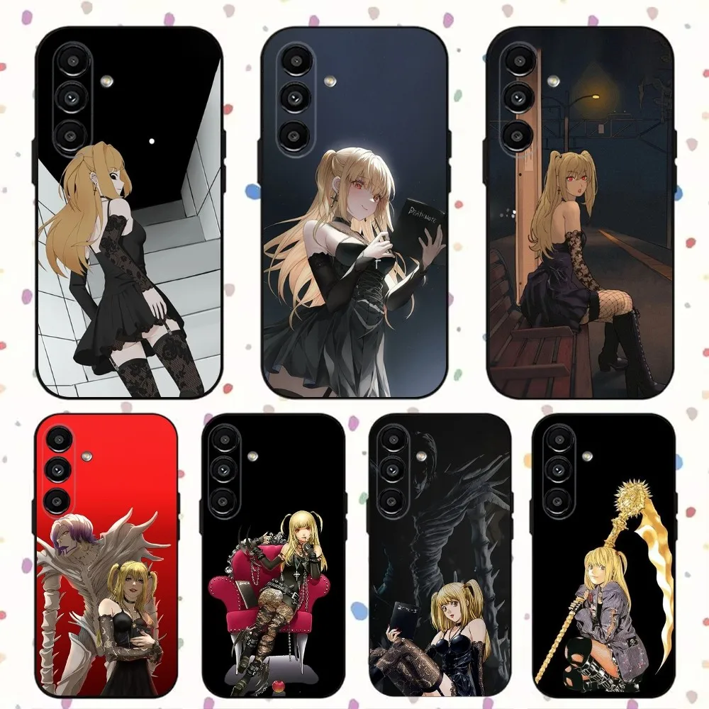 Amane D-Death Misa Note-S Phone Case For Samsung S24,S21,S22,S23,S30,Ultra,S20,Plus,Fe,Lite,Note,10,9,5G Black Soft Cover