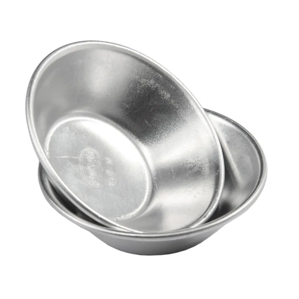 4x 10 Pcs Anodic Aluminum Egg Pie Mold Cupcake Cookie Mold Baking Kitchen DIY