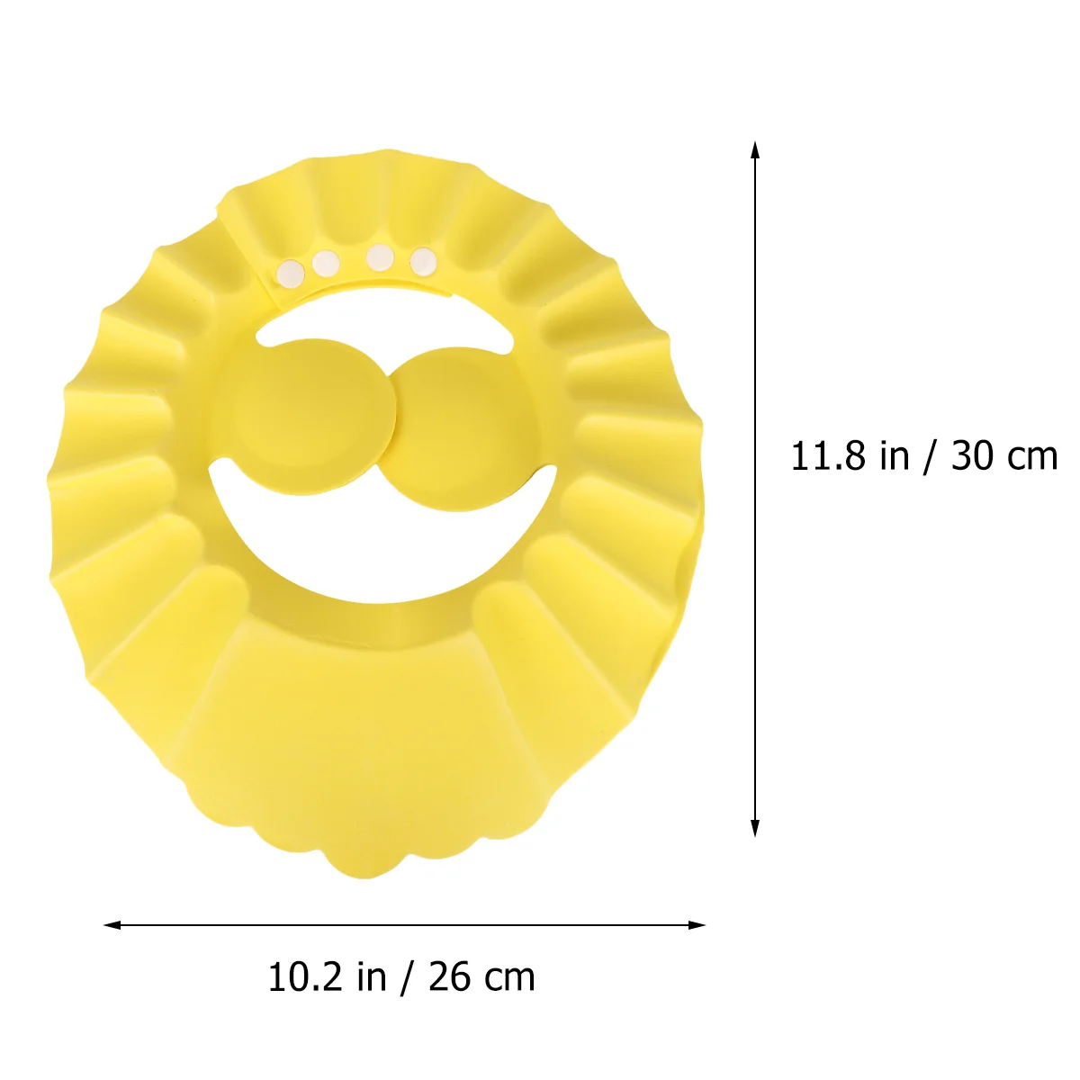 調節可能な黄色のシャンプーシールド,新生児用,子供用シャワーキャップ,入浴用