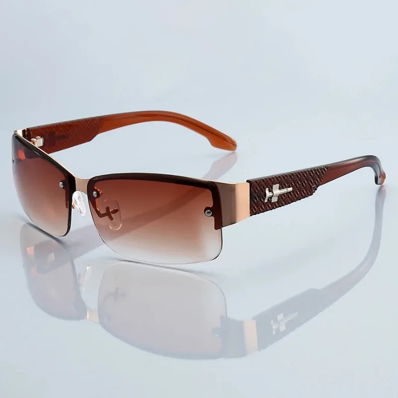 Gafas de Sol Cuadradas Vintage con Degradado UV400 para Hombre y Mujer, Gafas de Sol de Diseñador de Marca de Lujo para Conducir y Pescar, Gafas de Sol Retro
