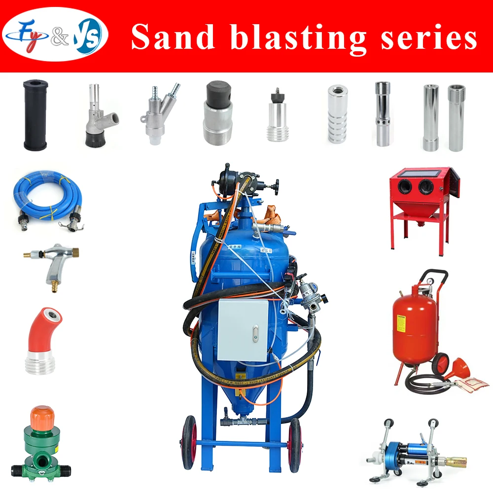 ارتفاع ضغط فنتوري B4C ساندبلاستر فوهة الغبار تنظيف المضادة للتآكل مزدوجة مدخل الهواء آلة التفجير الملحقات