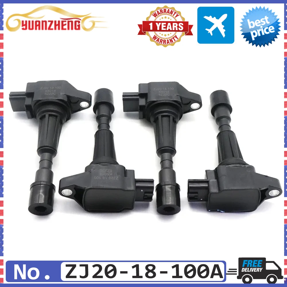 

ZJ20-18-100A NEW Ignition Coil For Mazda 2 1.5L-L4 For Mazda 3 1.4L 1.6L 2011 2012 2013 2014 2015 ZJ2018100A