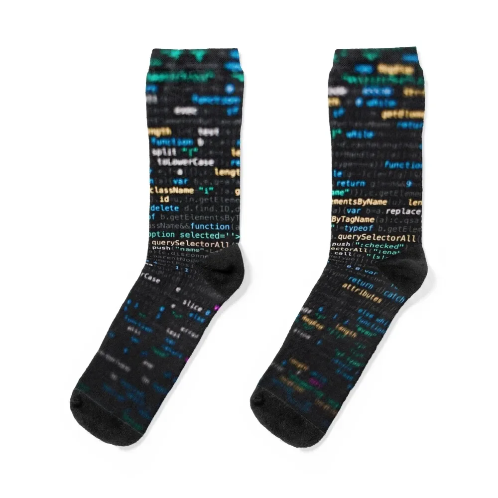 

Software developer’s code. Socks retro snow Socks Ladies Men's