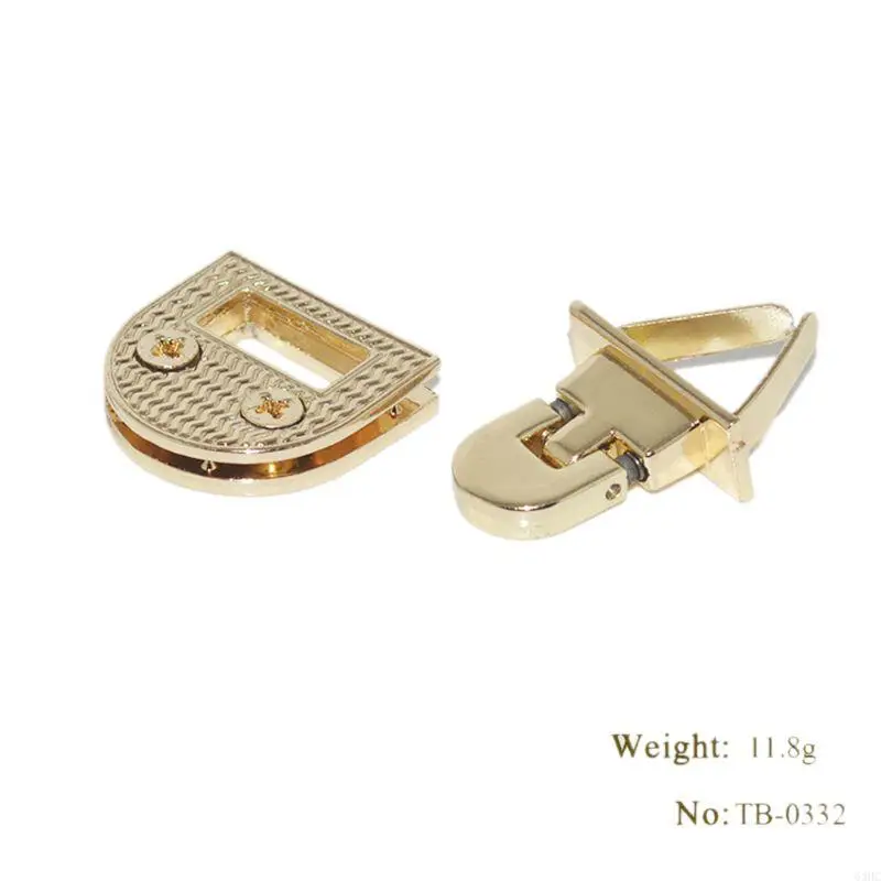 

63HC Buckle Twist Lock Hardware For Shoulder Bag Handbag DIY Turn Lock Bag Clas