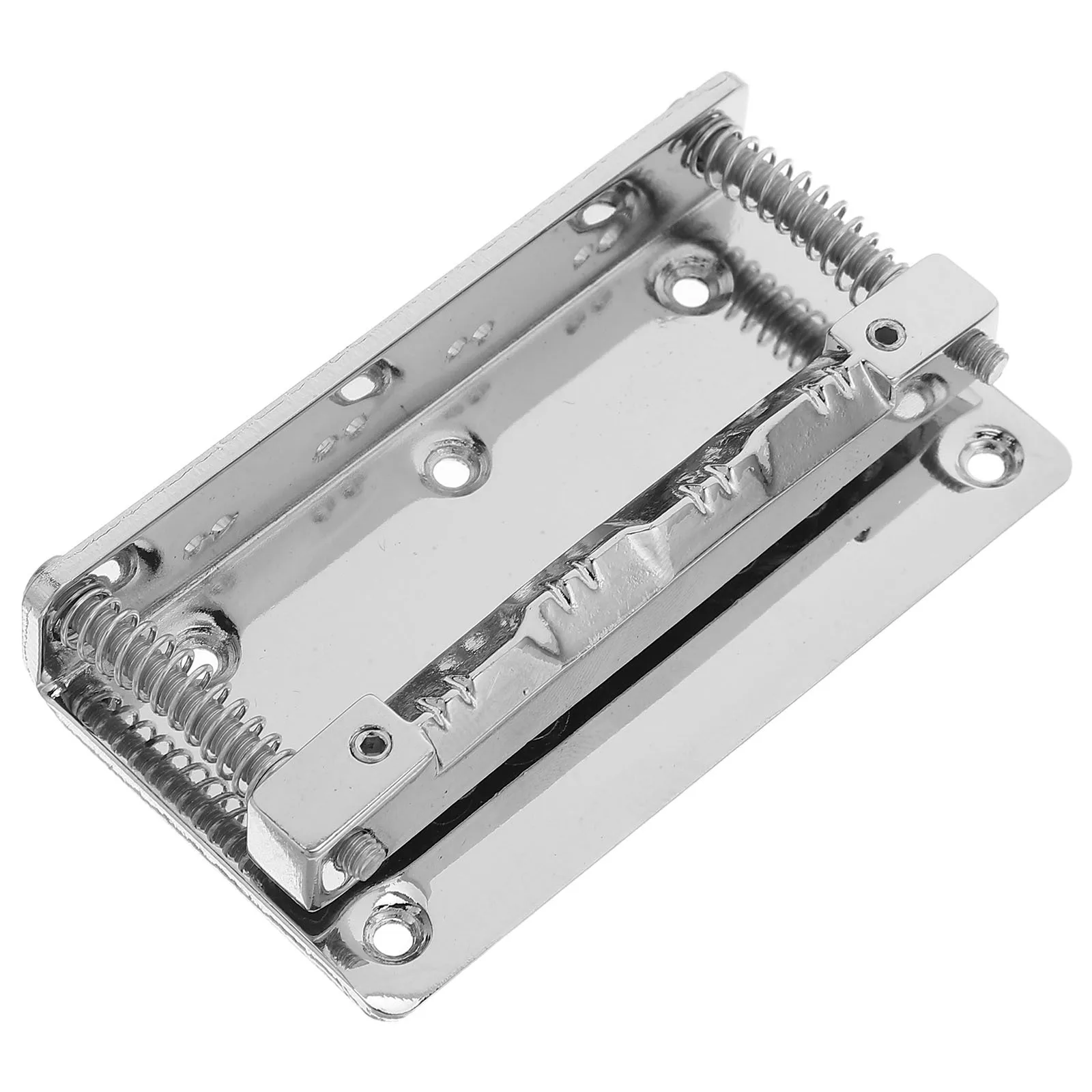 

1 Set Mandolin Tailpiece Bridge 8 String Metal Hardware For Acoustic Mandolin Professional Saddle Plate Replacement - Durable