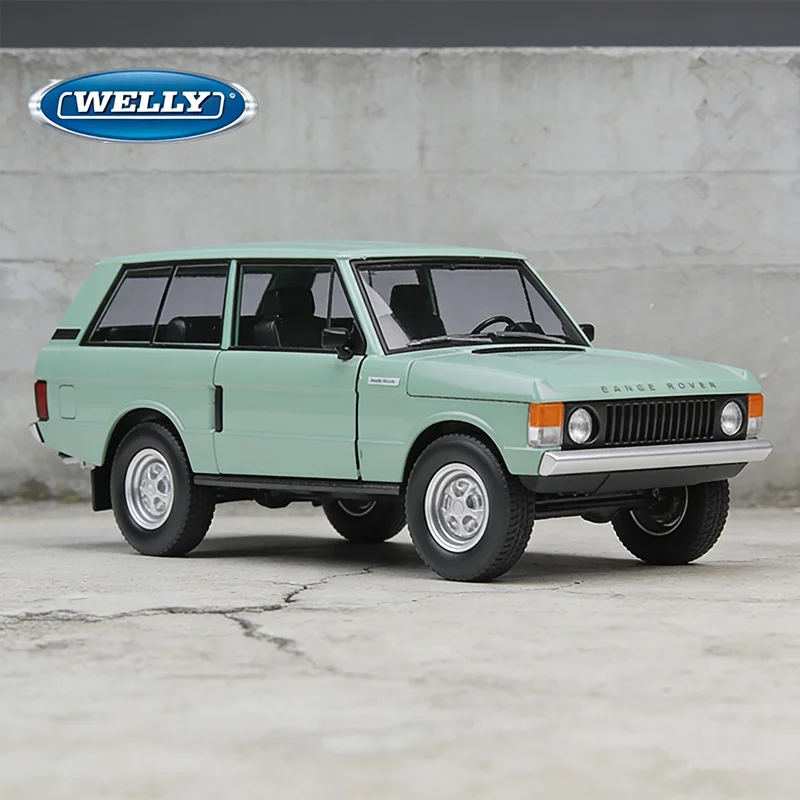 

WELLY 1:24 1970 Land Range Rover SUV Alloy Car Model Diecasts Metal Off-road Vehicles Car Model Simulation Collection Kids Gifts