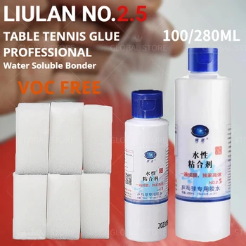 LIULAN Waterbased Booster 100/280ml WaterGlue for Table Tennis Racket Ping Pong Accessories ITTF Approved NO-V.O.C