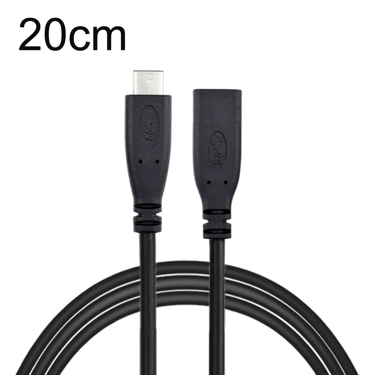 USB Type C Extension Cable, USB 3.1 Gen2 (10Gbps) USB-C Male to Female Extending Wire Extender Cord Connector Dock