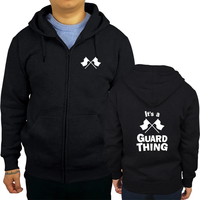 Shirt Sale Printing Machine zipper hoody Color Guard Flags Colorguard It'S A Guard Thing  hoodiess For Men sbz8264