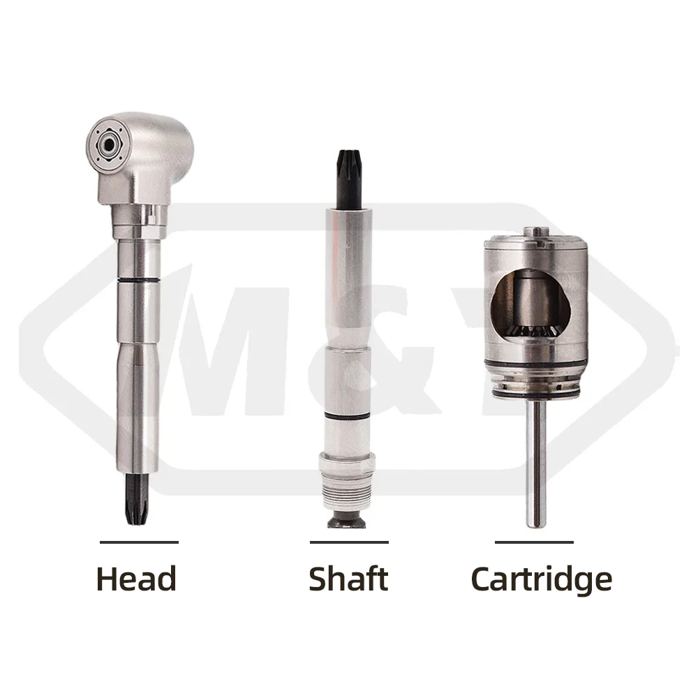 dentist tools1:5 led Optic Fiber Increasing Red Ring Contra Angle Low Speed Quattro Water Spray low Handpiece