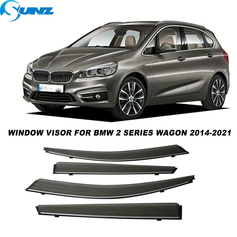 

Window Visor For BMW 2 Series Wagon 2014 2015 2016 2017 2018 2019 2020 2021 Car Side Window Wind Deflectors Sun Wind Rain Shield