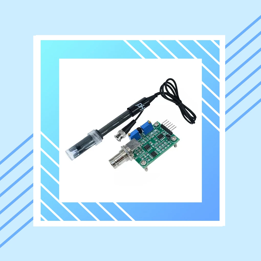 1 Set 0-14 PH Tester Module BNC Connector Temperature Sensor Accessories