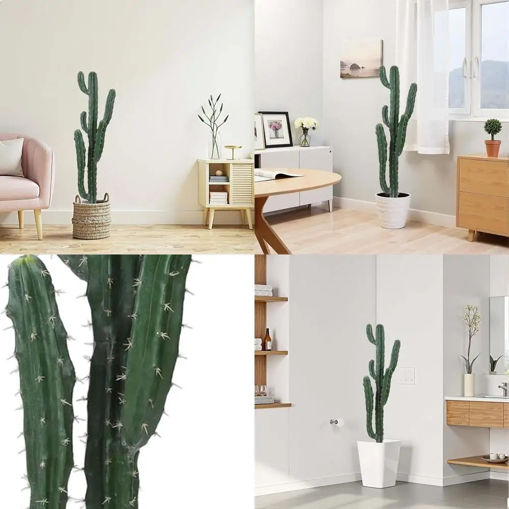 

41 Artificial Saguaro Cactus for Home and Office, Indoor/Outdoor Decorative Faux Plant
