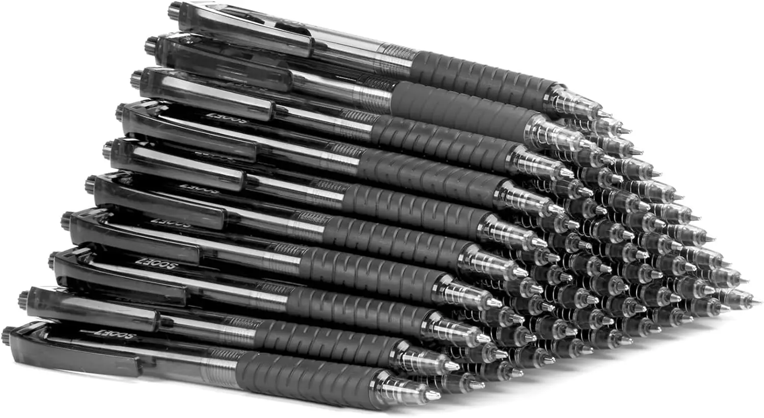 

40 Pack Bulk Ballpoint Pens, Smooth Writing Retractable Black Ink, Medium Point 1.0mm for Office, Note Taking