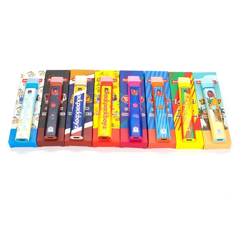 باكبابوي-أقلام Vape مع صندوق ورقي التعبئة ، المرذاذ النفط سميكة ، بطارية 280mAh ، خرطوشة فارغة ، السجائر الإلكترونية ، 1 مللي مجموعات جراب ، 10 قطعة