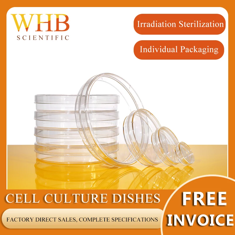 

Disposable Plastic Cell Culture Dishes 35/60/100/150mm Sterile Petri Dish Easy-grip Petri Dishes For Bio Lab Tools Experiments