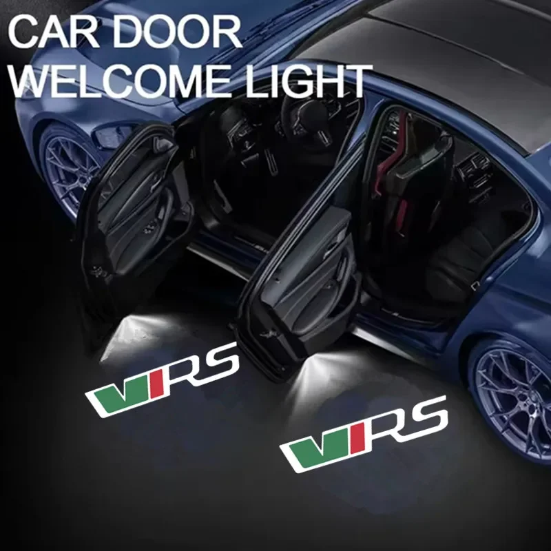 Car Welcome LED Projector Laser Logo Door Light For Skoda VRS Octavia A5 MKII Hatchback Estate 2005-2008 2009 2020 2011 2012