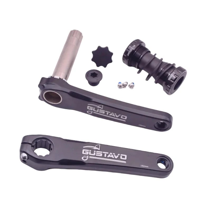 GUSTAVO Kinder-Fahrradkurbel für Direct Mount Kurbel Fahrradkurbelgarnitur 135 140 152 160 mm Fahrradteile – Detail 7