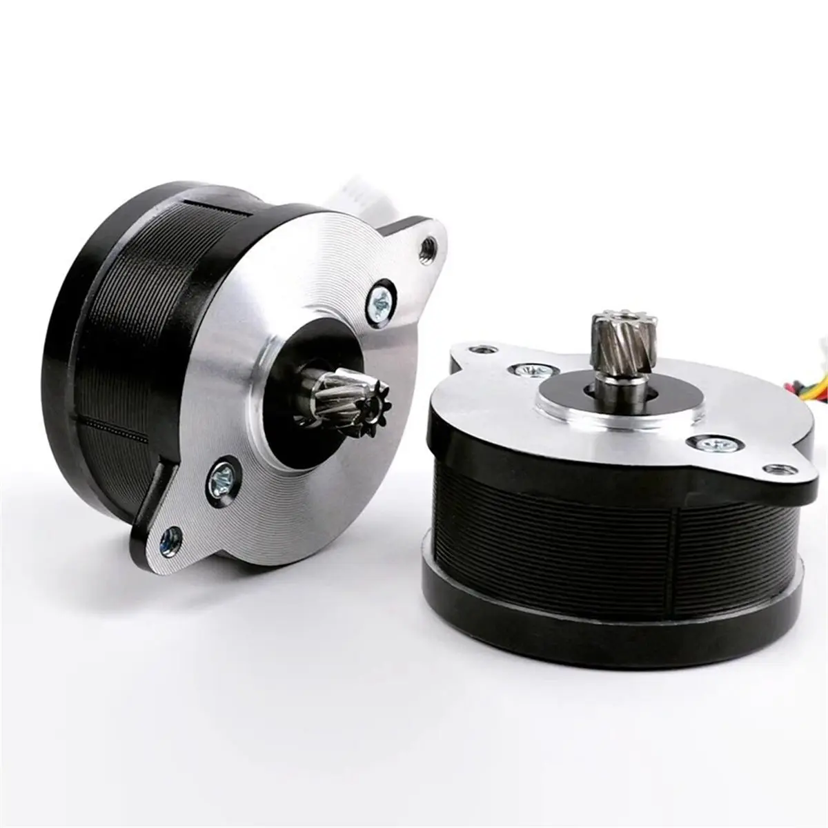 4PCS 36 Circular Stepper Motor for X1/P1 Extruder Motor 9 Tooth Helical Gear for X1/X1C/P1P/P1S