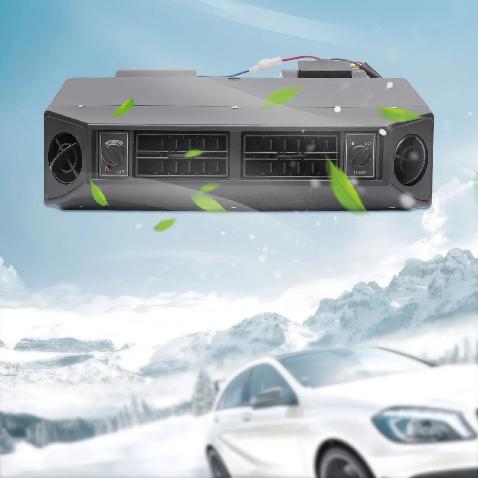 

12V Cooling and Heating Combo Evaporator Universal Car Under Dash A/C Evaporator Kit 3 Speed Air Flow