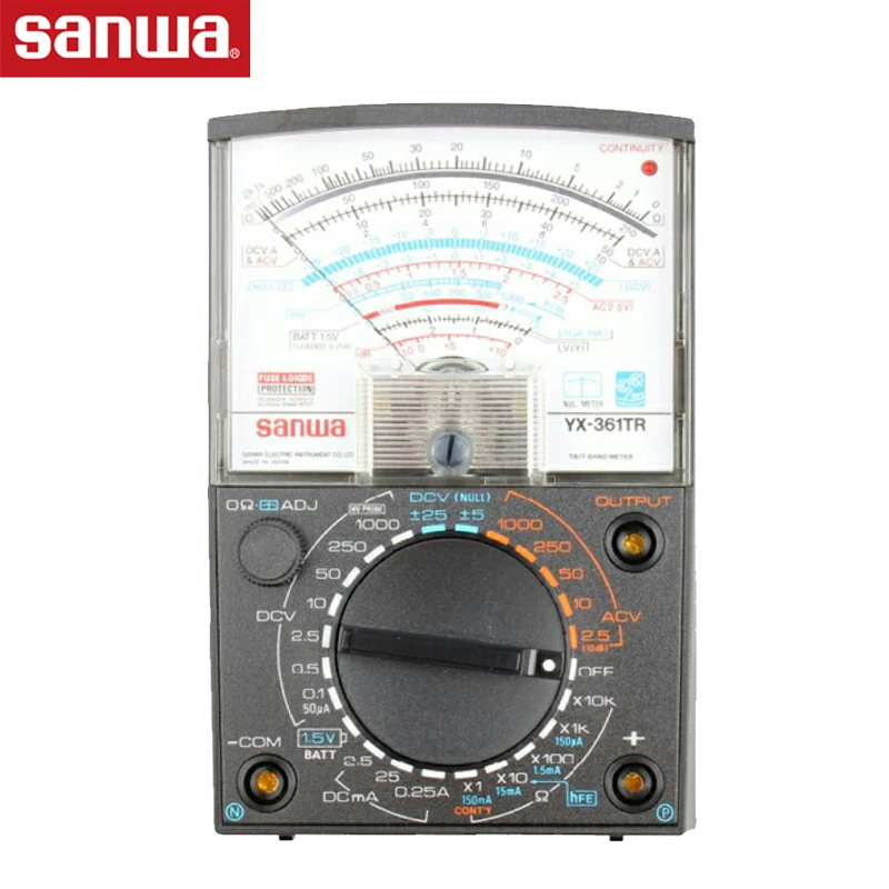 sanwa YX-361TR Analog multimeter, pointer multi-function / multi-range multimeter on-off check / battery check